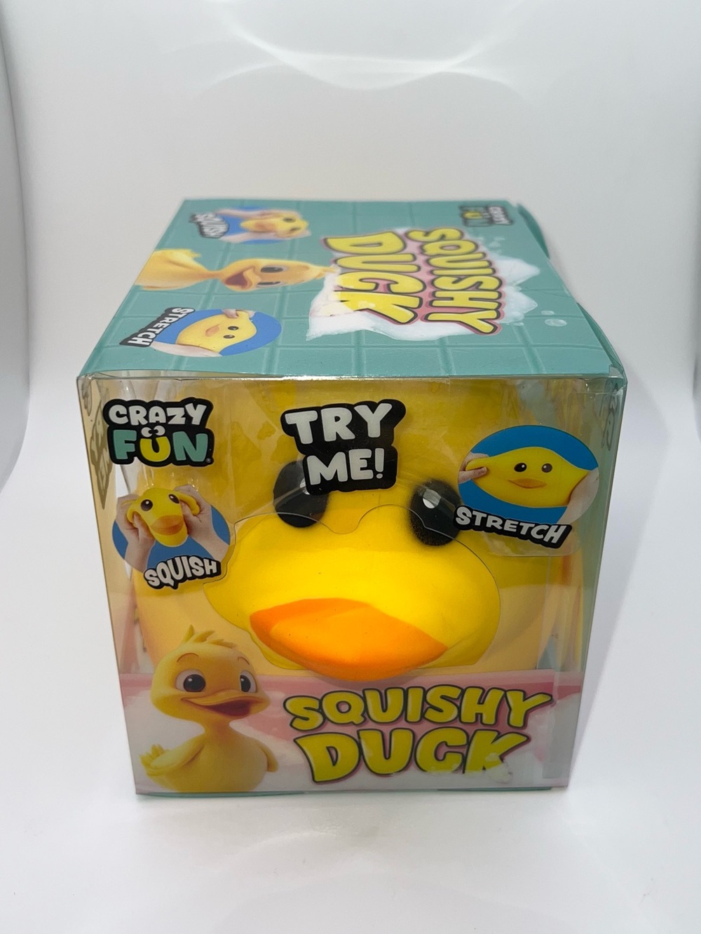 RMS Crazy Fun Duck Squishy Squeeze Toy Jumbo yellow Viral